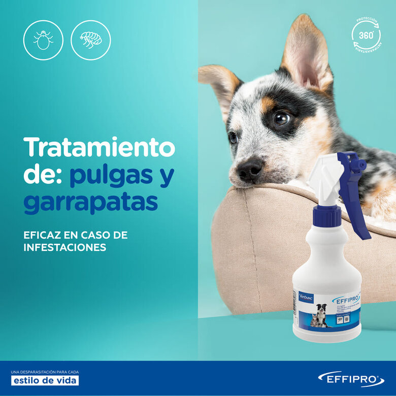 Effipro Spray antiparasitario para perro y gato, , large image number null
